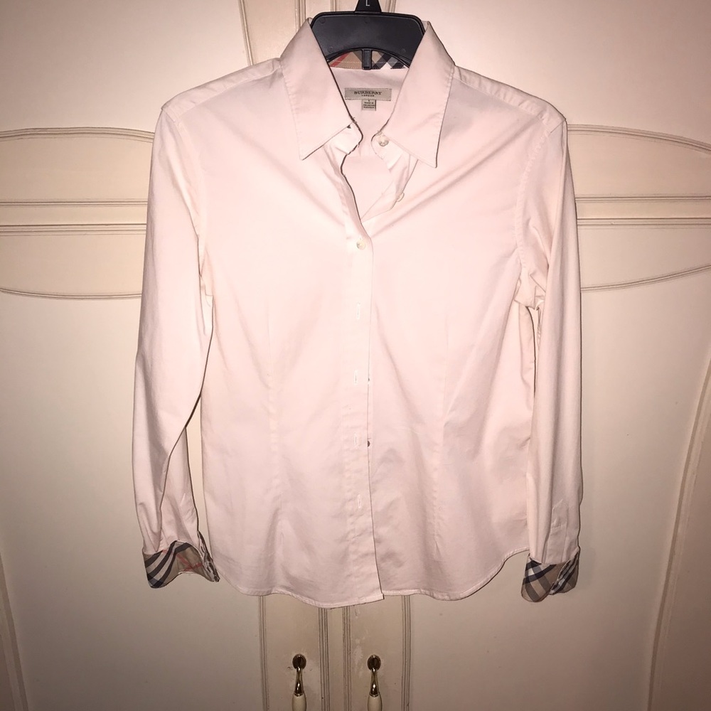 Burberry button down blouse